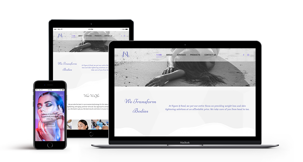 Responsive Website Figure