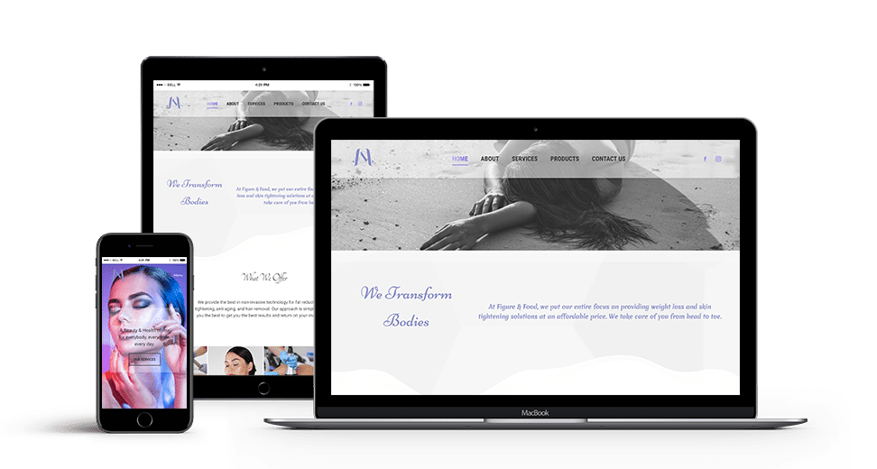 Responsive Website Figure