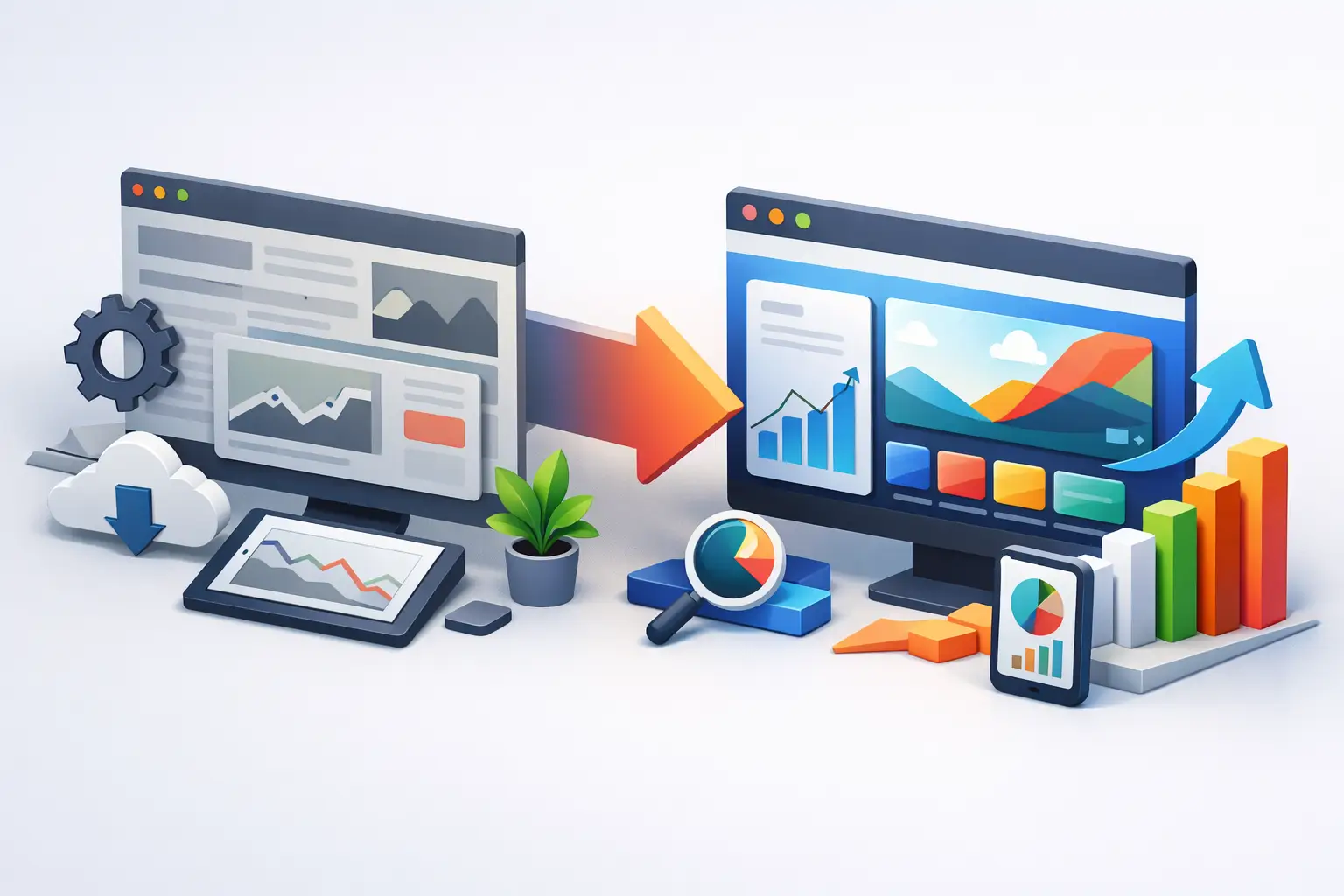 Website Redesign Before and After That Drives Growth